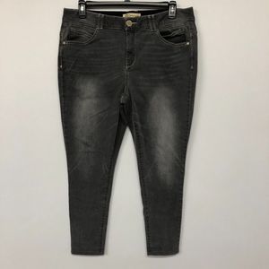 Democracy Women Ab Technology Skinny Jeans Size 16W Denim Cotton Blend M070 -19